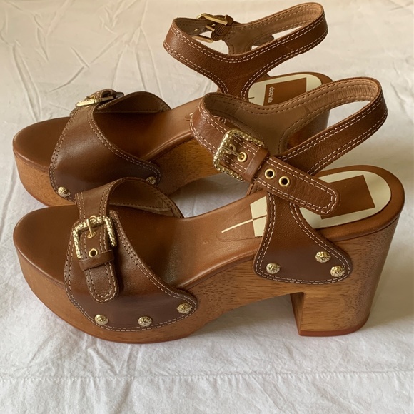 Dolce Vita Yandy Heels Cognac Leather US7.5 - Picture 5 of 13